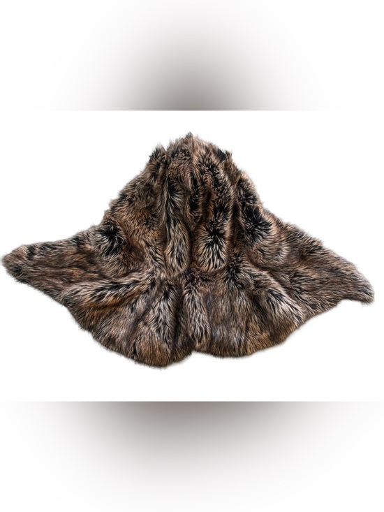 SpiritHoods Direwolf Faux Fur Hooded Shawl Scarf – One Size main image 7